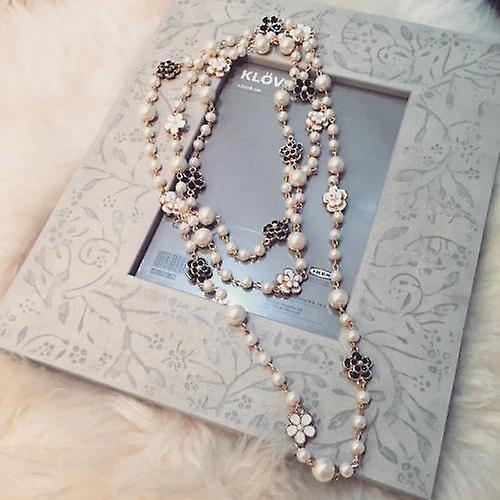 For Women Long Pearls Necklace sweater chain Necklace WS8960