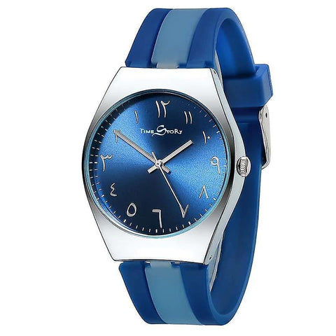 Watches Counterclockwise Men's and Women's(Blue)WS9074