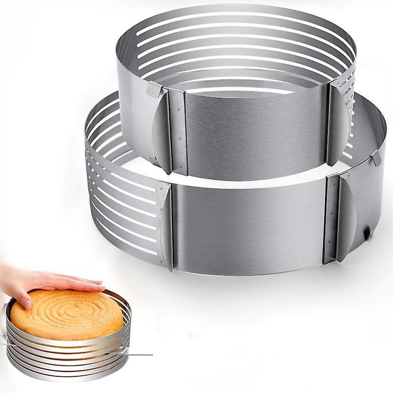 2prece Steel Round Bread Cake Slicer Cutter Mold Cake ToolsWS9168