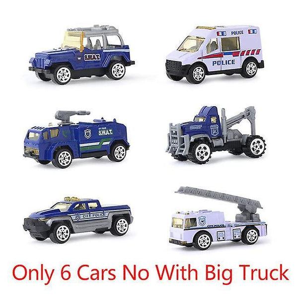 Big Truck & 6PCS Mini Alloy Diecast Car Model ToysWS9246