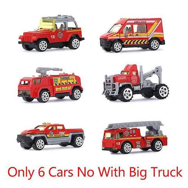 Big Truck & 6PCS Mini Alloy Diecast Car Model ToysWS9246