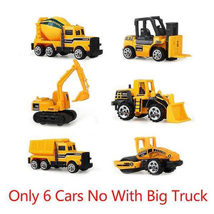 Big Truck & 6PCS Mini Alloy Diecast Car Model ToysWS9246