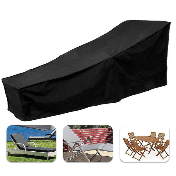 Sunbed Protective Cover Waterproof UV Dust Protection Garden Patio Furniture Cover(210*75*40*80cm)WS9375