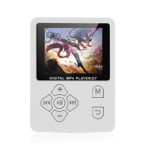 For Mini MP3 Player 32G TF Card 1.8 MP3 Player(White) WS9361