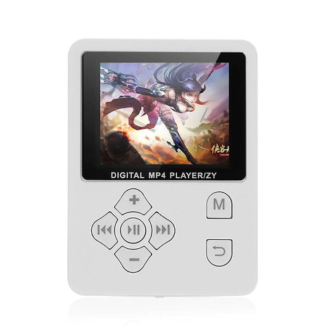 For Mini MP3 Player 32G TF Card 1.8 MP3 Player(White) WS9361