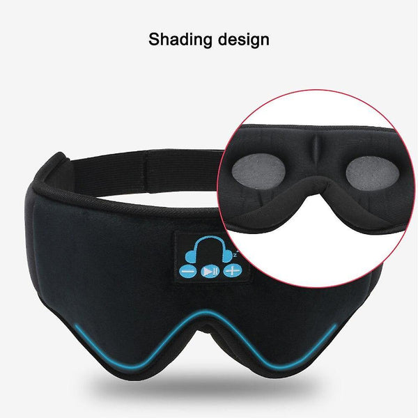 Wireless Bluetooth 5.0 Eye Mask 3D Stereo Call Sleep Goggles Do Press Ears|Eye Massage InstrumentWS9736