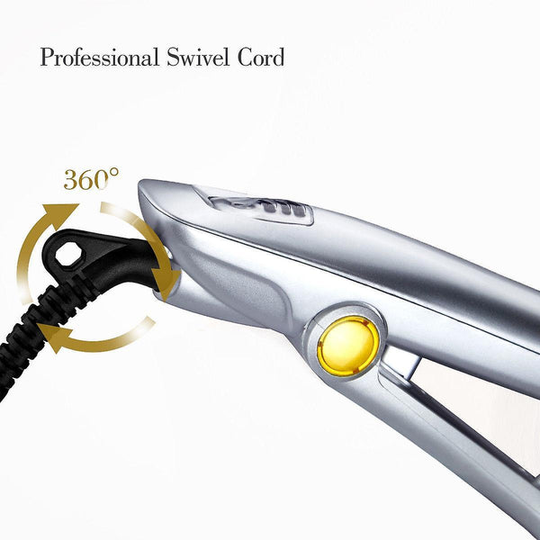 For Professional Hair Straightening Iron Styler 2 In 1 Multi Tool Flat Iron With Brush|Curling Irons WS9974