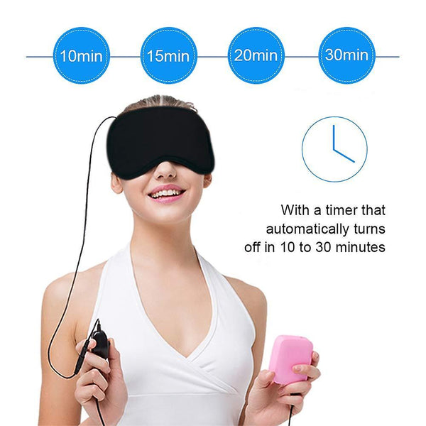 USB Heating Steam Eye Mask Massager Fatigue Relief Mask Eye Care Tool|Home Use Beauty DevicesWS10118