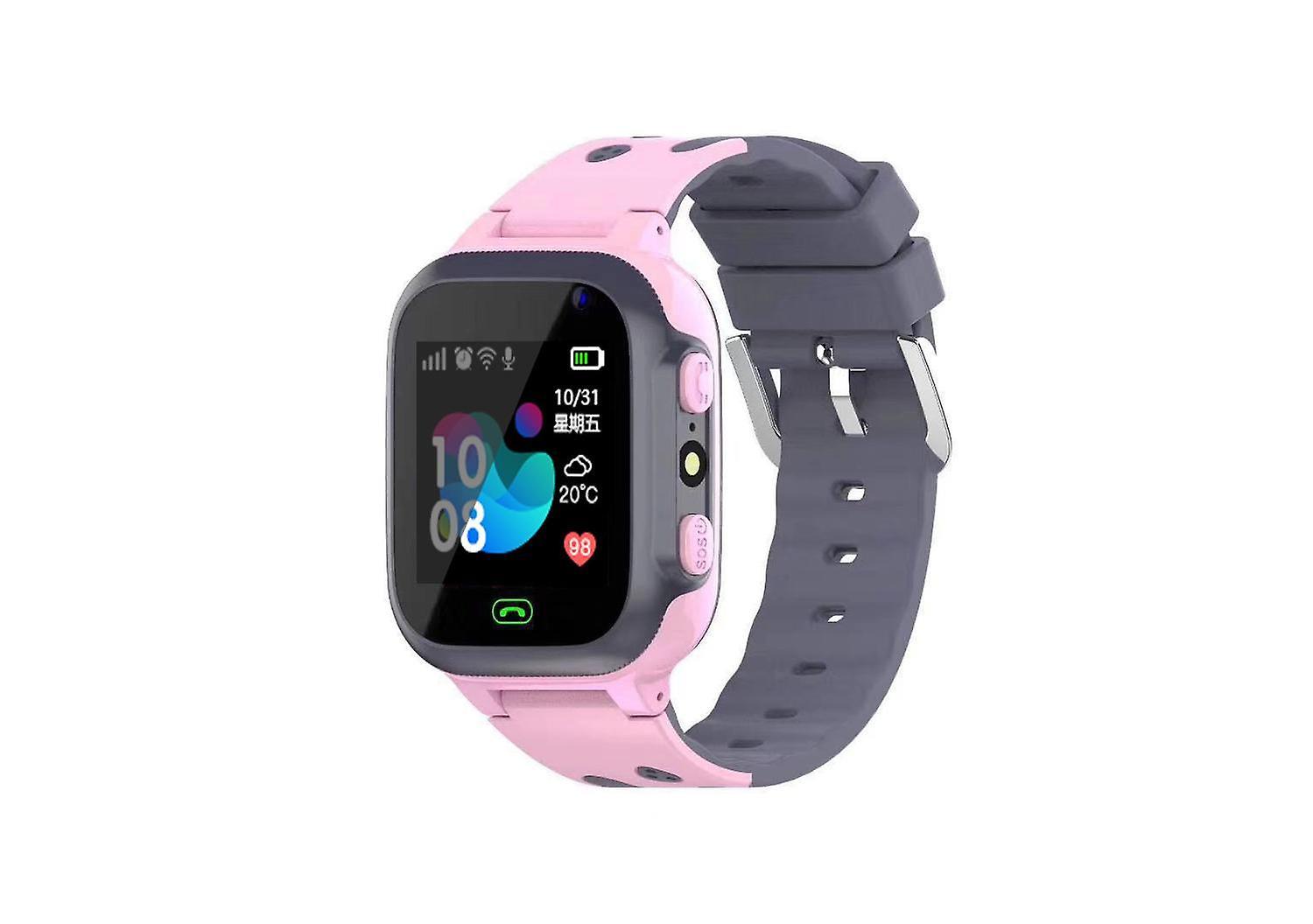 Casual Kids Watch Call Kids Smart Watch For Children SOS Waterproof Clock Girls Smart Watch Pink