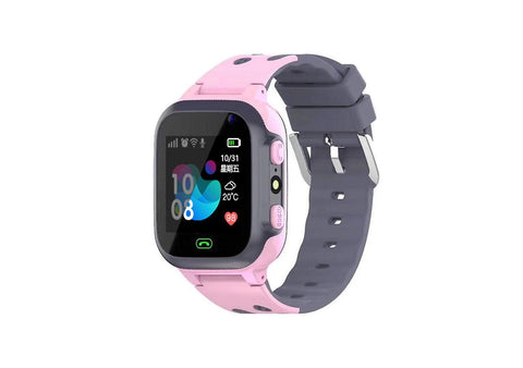 Casual Kids Watch Call Kids Smart Watch For Children SOS Waterproof Clock Girls Smart Watch Pink