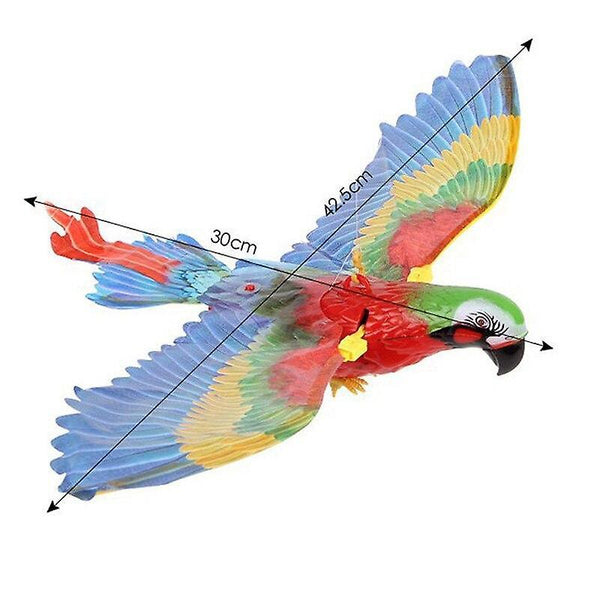 Electric Light Parrot Will Fly Glow Vocal Bird Hanging Line Parrot |RC AnimalsWS10303