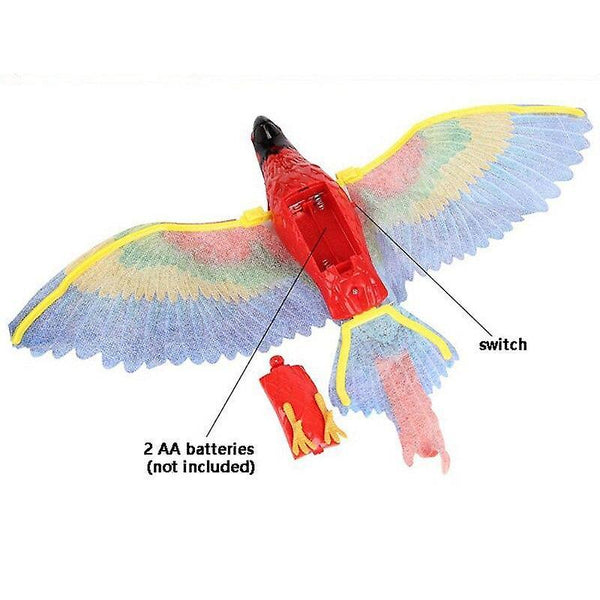 Electric Light Parrot Will Fly Glow Vocal Bird Hanging Line Parrot |RC AnimalsWS10303