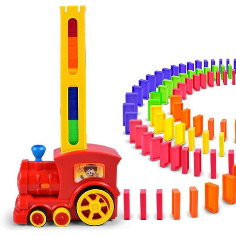 63Pcs Tren Dominos Blocks Colored DominoesWS10358