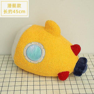 Cute Cartoon submarine Soft Plush Toys |Plush Pillows(Submarine)WS10977