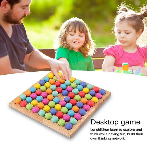 Puzzle Toys Aesthetic Rainbow Color Matching Game Children Brain Training Fun Puzzle Board GameWS11237