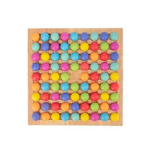 Puzzle Toys Aesthetic Rainbow Color Matching Game Children Brain Training Fun Puzzle Board GameWS11237