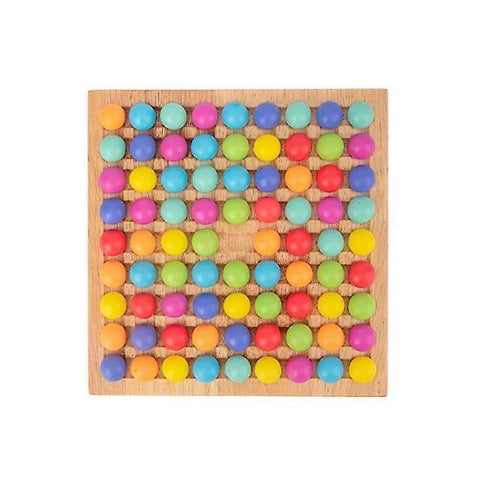 Puzzle Toys Aesthetic Rainbow Color Matching Game Children Brain Training Fun Puzzle Board GameWS11237