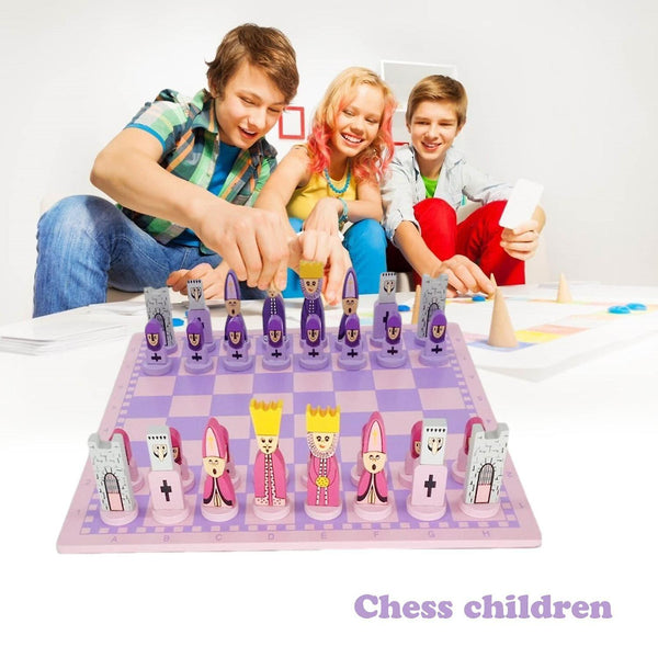 Wooden Chess Set Children's Educational Toys Board And Crafted end Chess gift|Strategy GamesWS11301