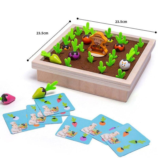 For Wooden fun plucking radish toy children's puzzle insert carrot game baby toys early childhood WS11628