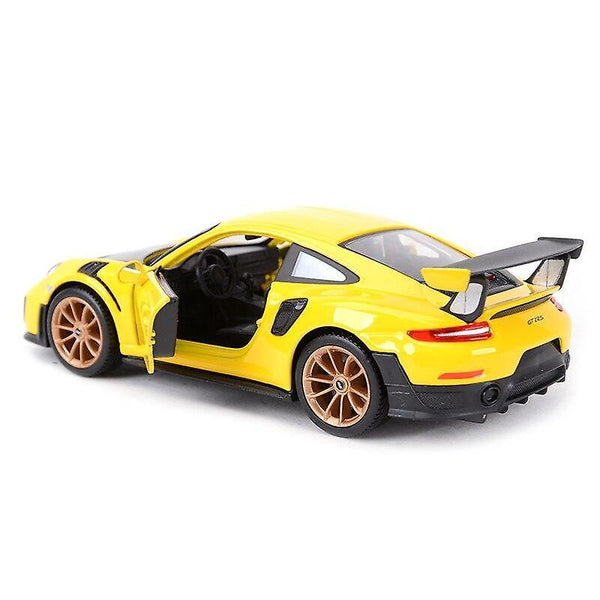 1:24 Porsche 911 GT2 RS Sports Car Static Die Cast Vehicles Collectible Model Car ToysWS12019