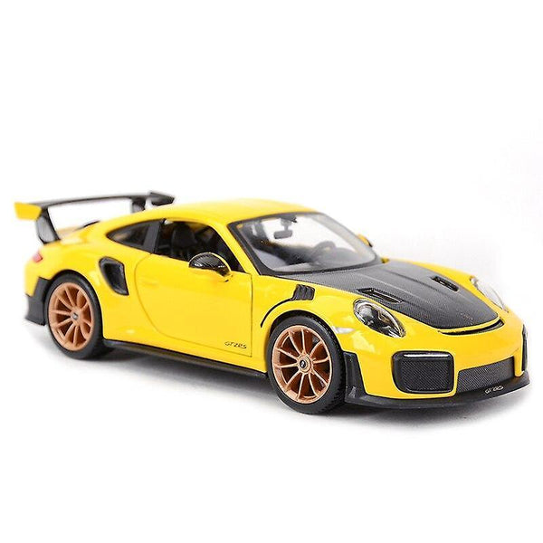 1:24 Porsche 911 GT2 RS Sports Car Static Die Cast Vehicles Collectible Model Car ToysWS12019