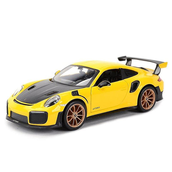 1:24 Porsche 911 GT2 RS Sports Car Static Die Cast Vehicles Collectible Model Car ToysWS12019