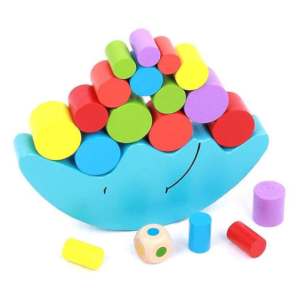 Moon Equilibrium Game Wooden Stacking Blocks Balancing Game Sorting Toy for Kids AN88|PuzzlesWS12175