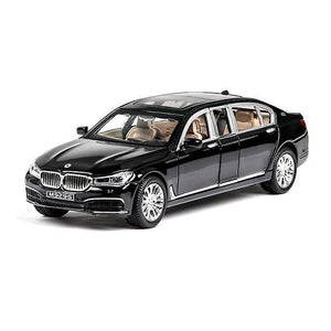 1:24 BMW 760LI Car Model Alloy Car Die Cast Toy Car Model Pull Back Children's Toy CollectiblesWS12162