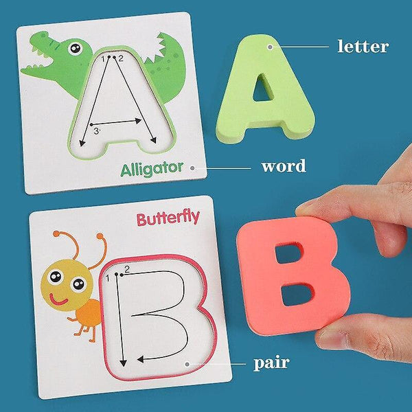 Kids Early Educational Toy Wooden Arithmetic Digital Card Cartoon Digital Jigsaw Puzzles|Math ToysWS12190