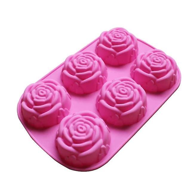 1prece Silicon Rose Candles Soap MoldsWS12249