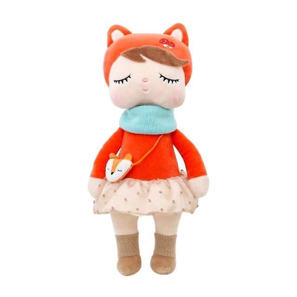 Lake Blue Fox Lovely Dreameryoly Rabbit, Sleeping Vintage Angela Plush Toy, Wearing a DresWS13459