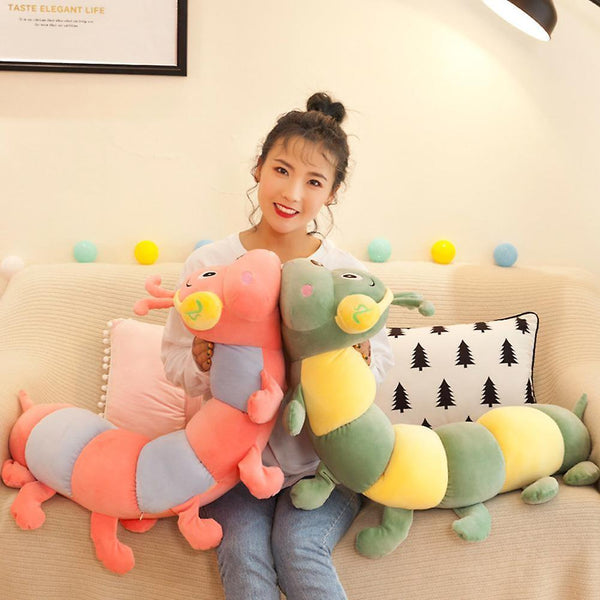 60cm Cute Plush Sleeping Pillow Plush Doll Long Cotton Cartoon Long Toy Cute Plush Pillows（green�WS13592