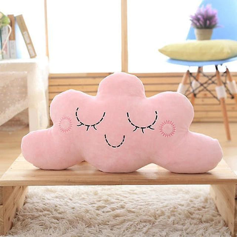 60cm Cloud Plush Pillow Soft Sofa Rest Cushion Cloud Stuffed Toys l Gift Kawaii Pillow Plush(pink）WS13898