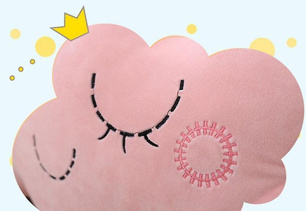 60cm Cloud Plush Pillow Soft Sofa Rest Cushion Cloud Stuffed Toys l Gift Kawaii Pillow Plush(pink）WS13898