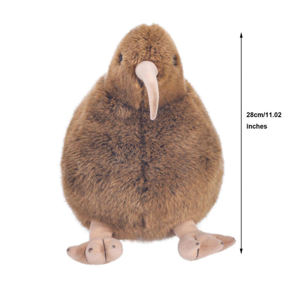 28CM Bird Stuffed Animals Plush Toys Brown Kiwis Plush Doll Accompany Toy Gift |Plush PillowsWS13908