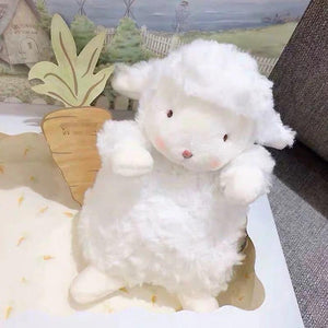 17cm American lamb doll bunnies plush cute stuffed toy gift box appease doll sheep mini(white)WS14118