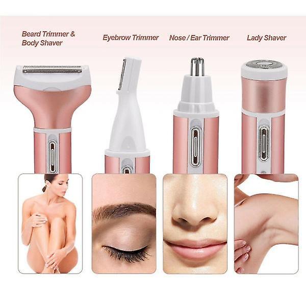 For 4 IN 1 Women Face Body Legs Hair Remover Epilator WS14563