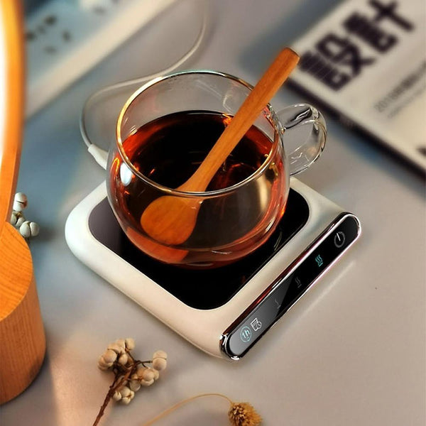 5V USB Portable Smart Three Speed Heating Coaster Winter Water Milk Coffee Tea Warmer Heat BaseWS14553