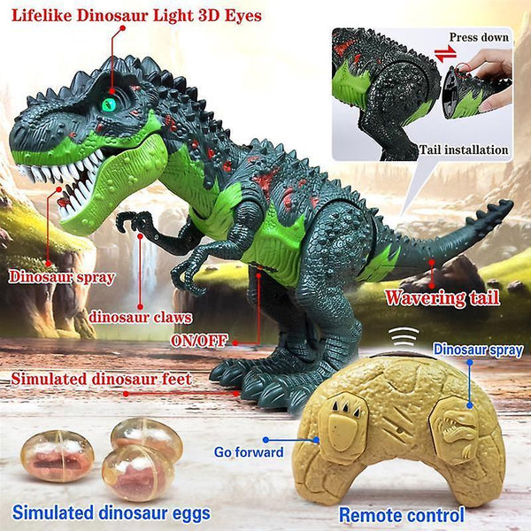 Tyrannosaurus Rex Electric Dinosaur Toy Walking Animal Model Remote control Dinosaur Toys|RC AnimalsWS14586