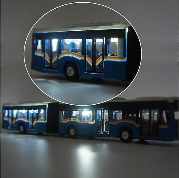 1:50 alloy pull back double bus city bus modelWS14637