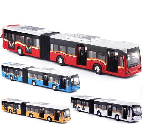 1:50 alloy pull back double bus city bus modelWS14637