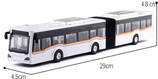 1:50 alloy pull back double bus city bus modelWS14637