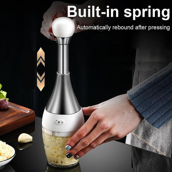 Kitchen Presses Split Garlic Crusher Ginger Juice Minced Garlic Mashed Stainless Steel MultifunctionWS15213