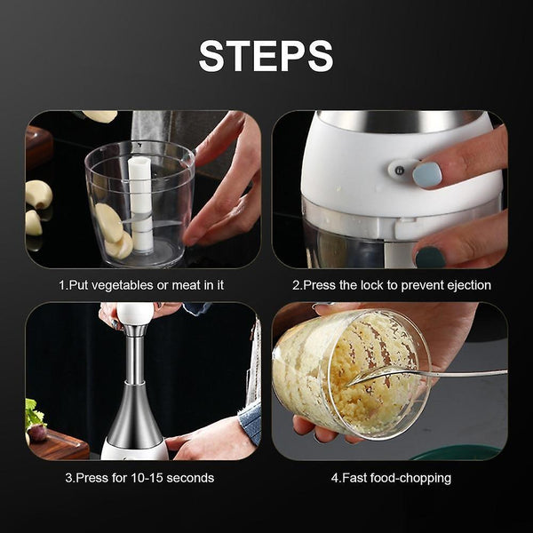 Kitchen Presses Split Garlic Crusher Ginger Juice Minced Garlic Mashed Stainless Steel MultifunctionWS15213