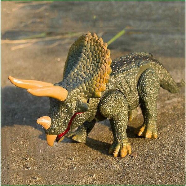 For Simulation Animal Toys Design Walking Remote Control Dinosaur Triceratops Toy|RC Animals WS15716