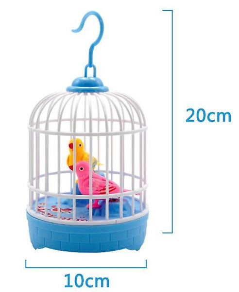 Mini Voice Control Induction Bird Cage Children's Toy Electric Voice Simulation |RC AnimalsWS16126