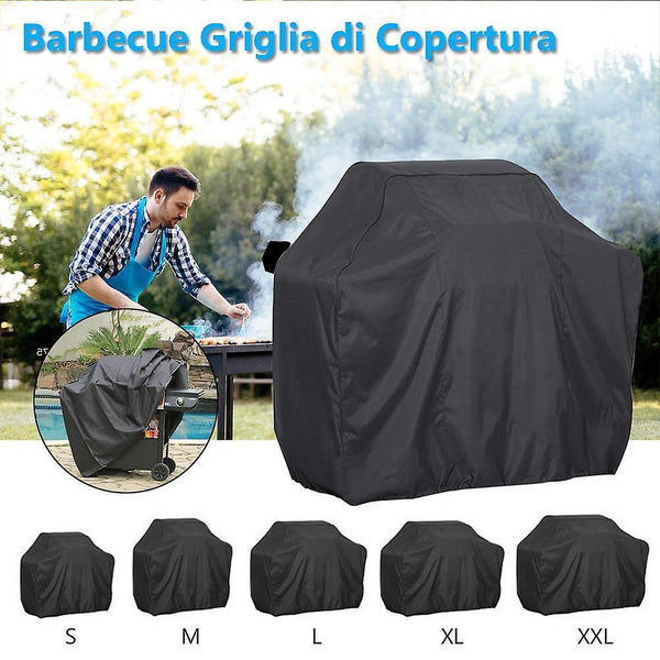 (80*66*100cm)Outdoor Black Waterproof BBQ Cover Weber Heavy Duty Grill Cover ProtectiveWS16152