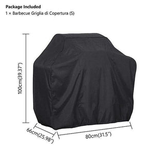 (80*66*100cm)Outdoor Black Waterproof BBQ Cover Weber Heavy Duty Grill Cover ProtectiveWS16152