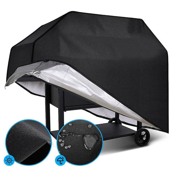 (80*66*100cm)Outdoor Black Waterproof BBQ Cover Weber Heavy Duty Grill Cover ProtectiveWS16152