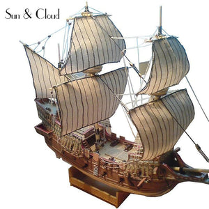 For 1:100 3D England Golden Hind Galleon Ship Puzzle Game DIYpaper model|golden hindmodel assembly WS16322